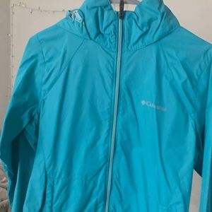 Blue Columbia rain jacket💙